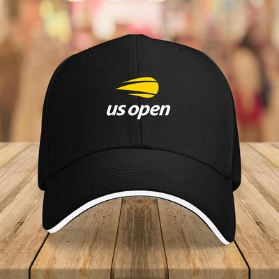 US Open Tennis Meisterschaft Baseballkappe Leichte Polyester Unisex Sportliches Design mit geometrischem Logo