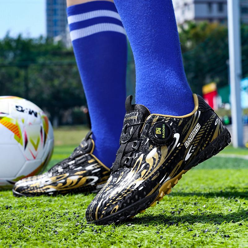 New Children Football Boots Society Cleats Soccer Shoes Professional Boys Girls Football Field Boots Original Non Slip Sneakers