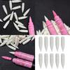 10Pcs Liquid Acrylic Paint Marker Brush Tip Soft Nylon Bristles Tip Acrylic Marker Replacement Tip For Artists Students