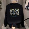 American Heavy Cotton T-Shirt Men'S Bottoming Shirt Long Sleeve Fashion Trend Top Men'S And Women'S Crew Neck Sweater