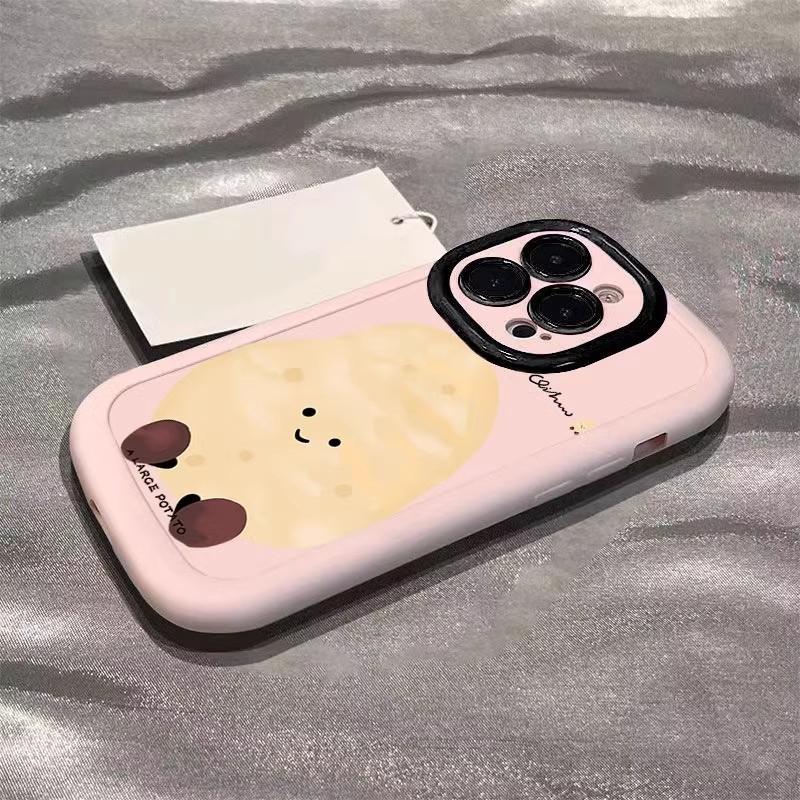 One Big Potato for 12 Apple 16promax Mobile Phone Case IPhone 15plus 13 Protective Case Xs 14