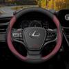 Leather Car Steering Wheel Cover for Lexus UX250h ES350 IX 600 CT200h ES IS RX NX 300h 400H IX570 RX400h IS460 IS400 RX450h