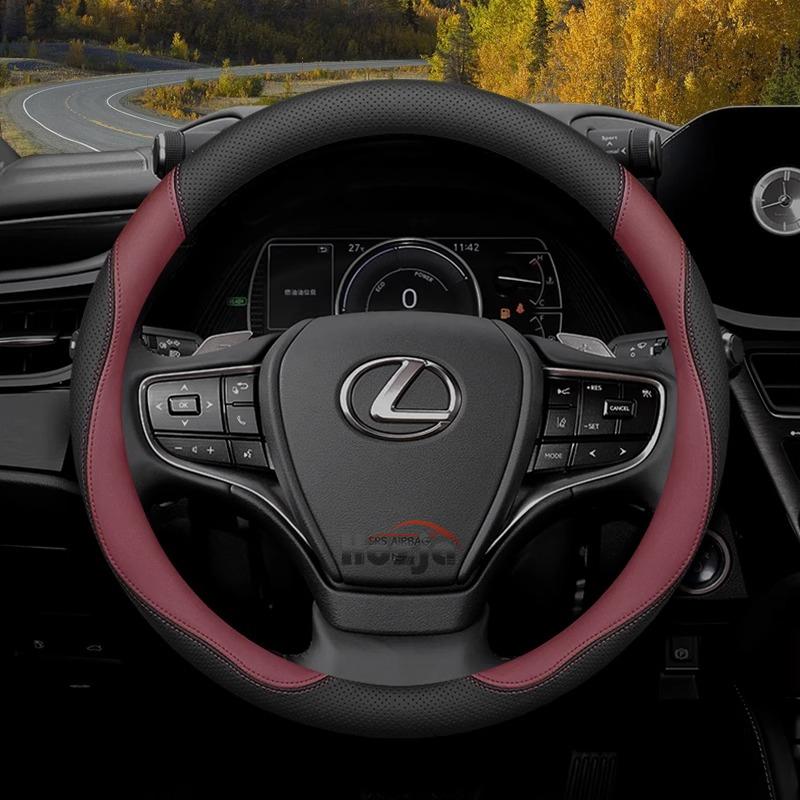 Leather Car Steering Wheel Cover for Lexus UX250h ES350 IX 600 CT200h ES IS RX NX 300h 400H IX570 RX400h IS460 IS400 RX450h