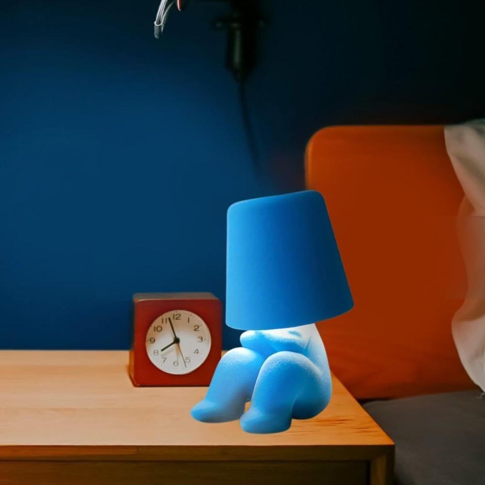 Flocking Bedside Touch Table Light Colorful Statue Light Gifts Bedside Touch Control Table Lamps
