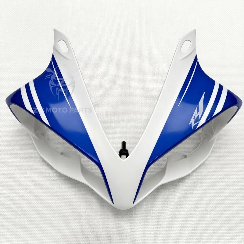 Fit For YAMAHA YZF-R1 R1000 2007 2008 Upper Front Nose Fairing Headlight Cover Cowl Motorcycle Accessories