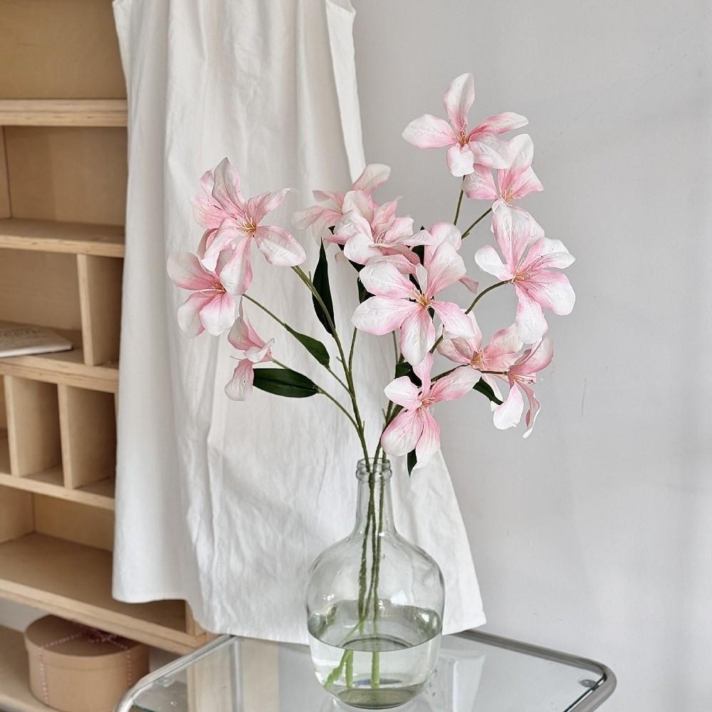 DIY Simulationsblume Lebendige Farben Künstliche Blumen Zweig Hochzeitsmittelstück