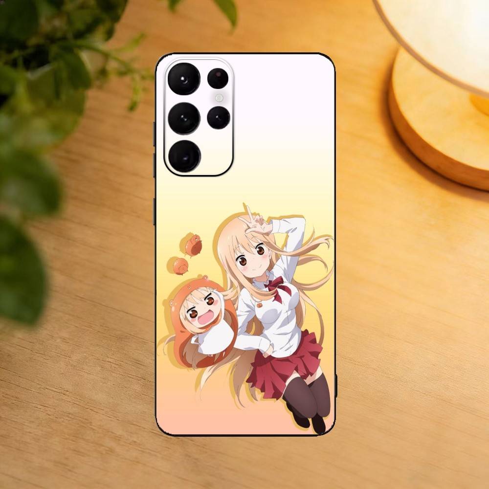 Mimouto!Umaru-Chan Phone Case For Samsung S25,24,23,22,30,21,10,9,Ultra,Plus,Lite Soft Black Case