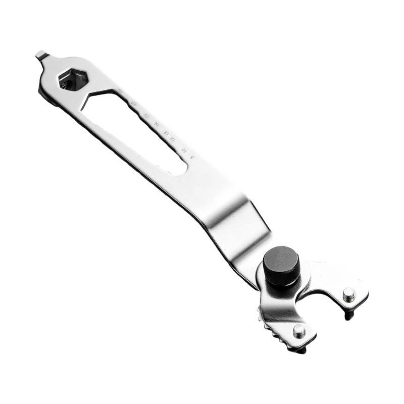 12 In 1 Adjustable Multi Function Angle Grinder Wrench Spanner Tool For Mechanics Various Nut Bolt Size Ergonomic Handle