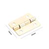 10 PCS DIY Houses with Screws Craft Model Making Cabinet Accessories Hardware Mini Hinges Jewelry Box Hinges