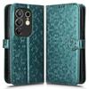Wallet Case for Camon 19 - Leather/PU, Green, With Lanyard