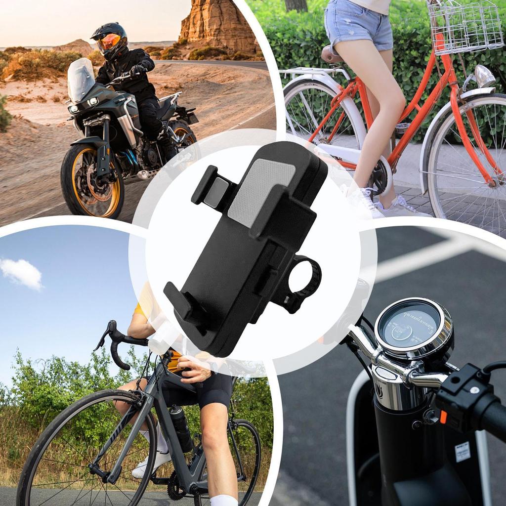 Mountain Bike Phone Holder | Electric Scooter Smartphone Mount Adjustable Viewing Angle Waterproof Navigation