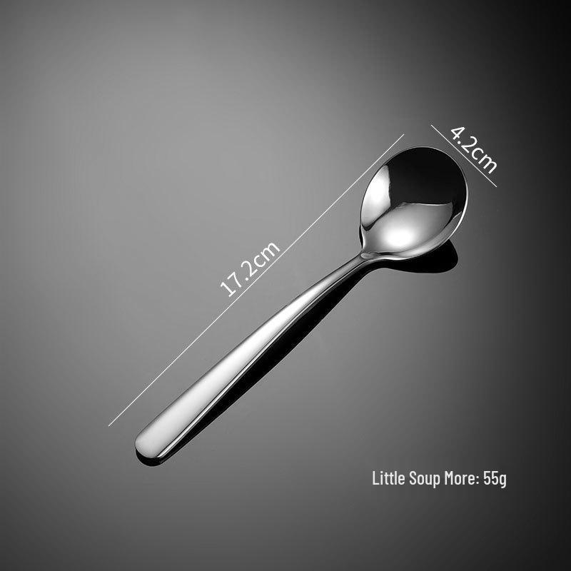 Elegant Series 304 Stainless Steel Cutlery Set - Knife, Fork, Spoon - Polished & Thickened for Hotels and Restaurants