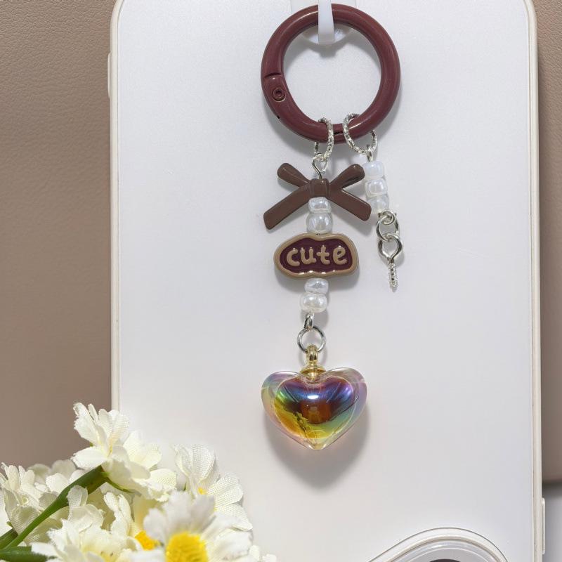 Original Pop Mart Bubble Bean Pyjama Herz Tidelope Anhänger Handy Lanyard