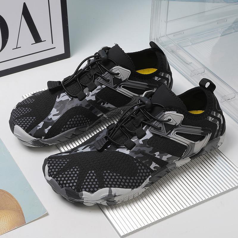 New camouflage outdoor creek walking shoes women's wading shoes men's beach shoes quick-drying breathable swimming shoes snorkeling shoes