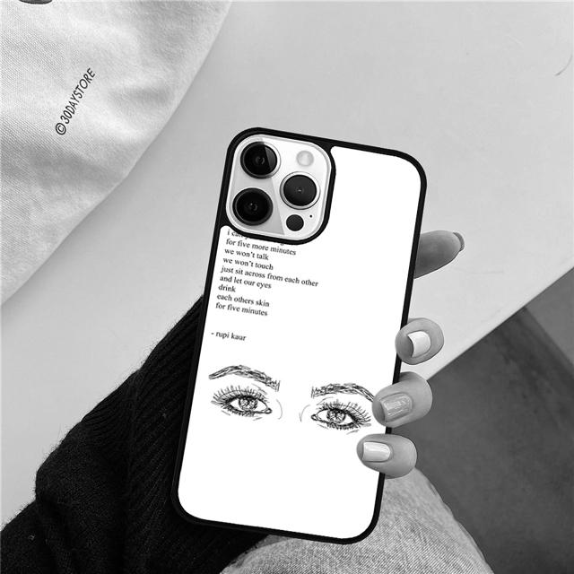 Minimal Aesthetics Phone Case Cover For iPhone 17 Air 15 16 14 13 12 Pro Max 11 Pro Max Plus Coque Shell
