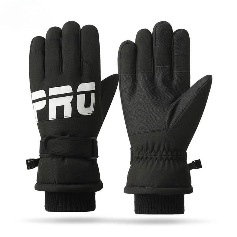 Winter Warm Motorcycle Gloves for Men Windproof Thermal Outdoor Ski Gloves