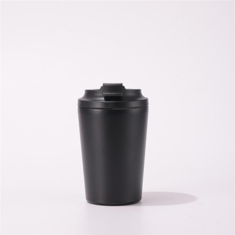 350ML Creative 304 Stainless Steel Travel Mug Coffee Mug Double Wall Vacuum Insulated Tumbler Wide Mouth Tea Cup with Lid