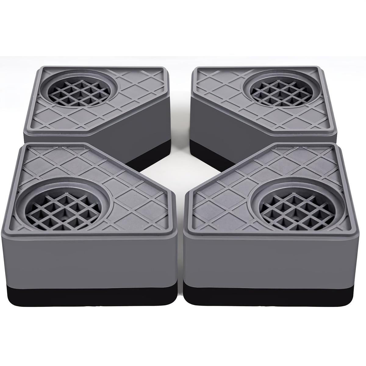 4pcs Shock-Absorbing Pads for Washing Machines Dryers and Refrigerators Anti-Slip Noise Reducing Moisture-Proof Base 4pcs