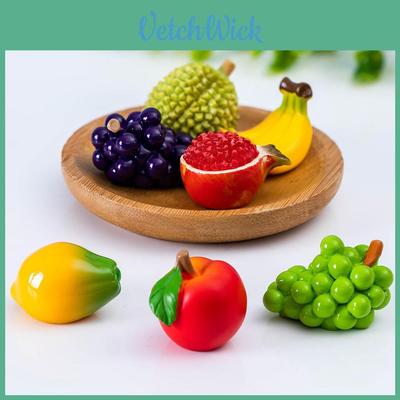 Realistische Miniatur-Resin-Frucht-Blindbox Kreative Dekoration für Puppenhaus-Fans