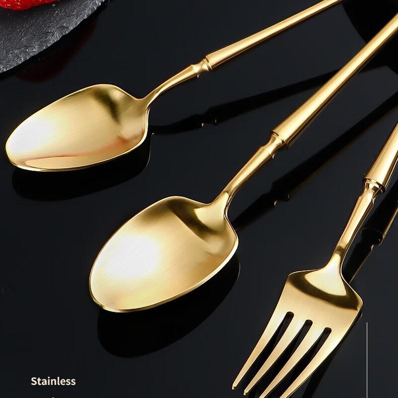 LIU304 Stainless Steel Dessert Fork - Small Waist Design
