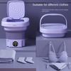 Household small folding washing machine, student dormitory underwear, socks, mini washing machine, portable washing bucket