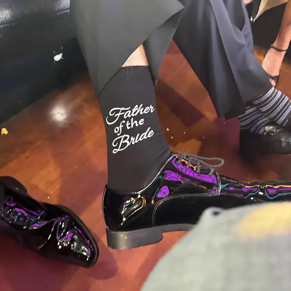 Father of The Bride Socks Special Socks for A Special Walk Socks Wedding Engagement Brides Father Bachelor Party Deocration Gift