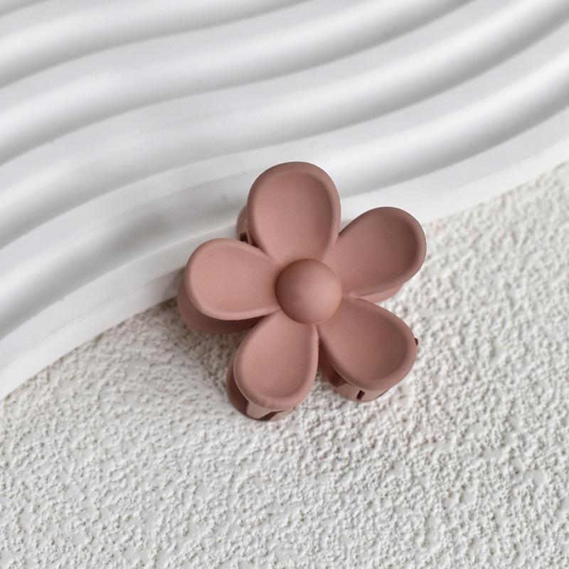 2 Stück Damen Modische Haarspangen Niedliche Mini-Blumenförmige Mattierte Haarspangen Süßer Kopfschmuck für Mädchen Styling-Accessoires