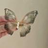 Moving Butterfly Elegant Fairy Double Tulle Butterfly Hair Clips For Women Girls Accessories Vintage Korean Hair Pins