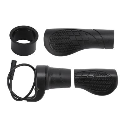 Bike Grips Nonslip Rubber Waterproof Shock Absorption Abrasion Resistance Electric Bicycle Handle