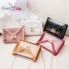 Cozy Up Transparent Bag, Small Square Bag, Crossbody Chain, Mini Women's Bag