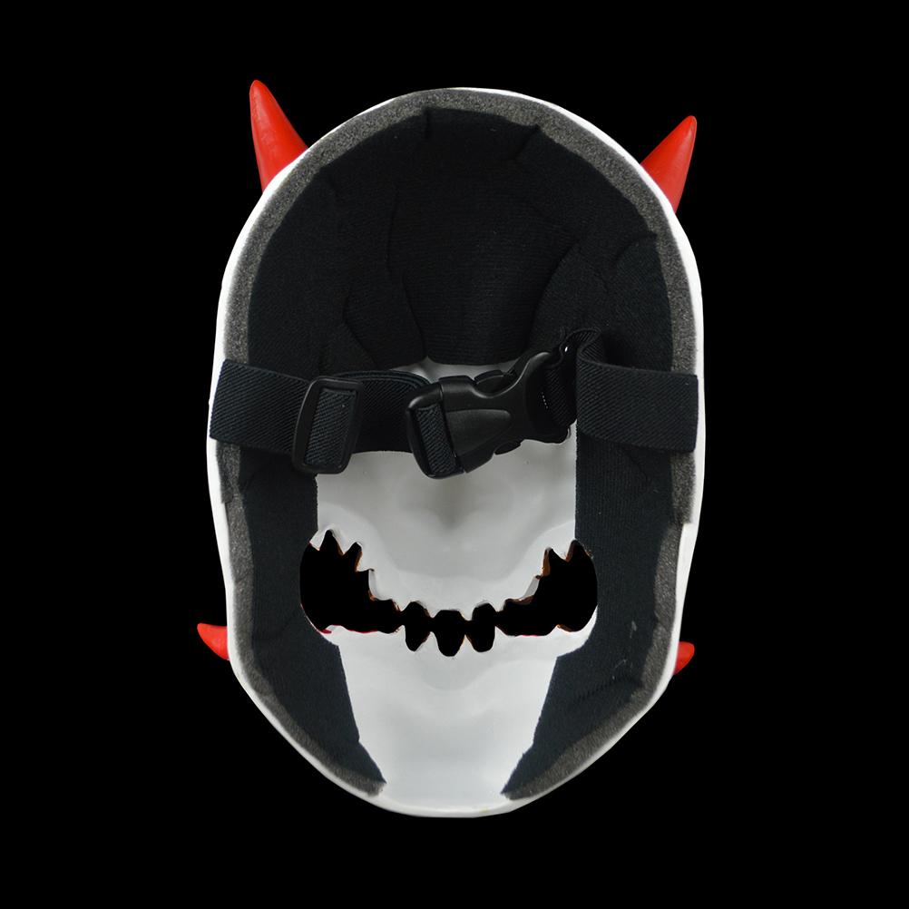 Game Genji Devil Cosplay Mask Unisex Halloween Full Face Headgear Masks Christmas Gift