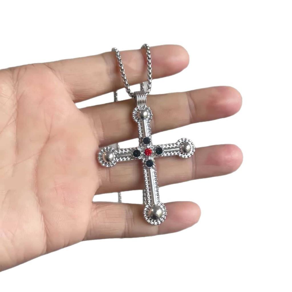 Cross Pendant Necklace With Alloy Chain For Women Men Boho Style Summer 2026