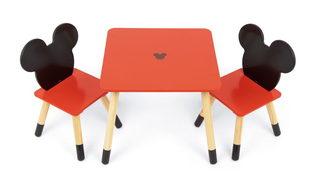 MICKEY IKONICKÝ - SET STŮL + 2 ŽIDLE