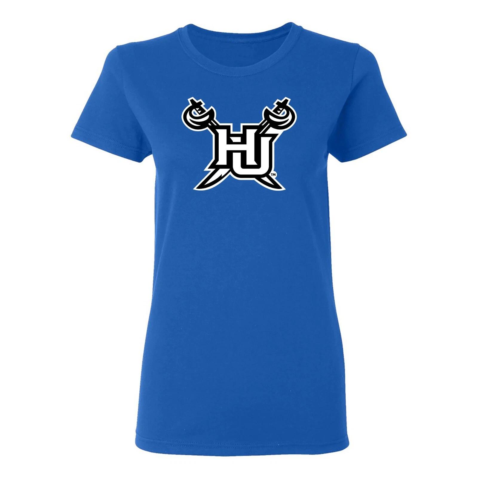 Hampton Pirates Primary Logo Women s T Shirt - Royal S