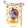 Turkey Yard Decoration Flag: Halloween Pumpkin & Thanksgiving Festival Garden Flag