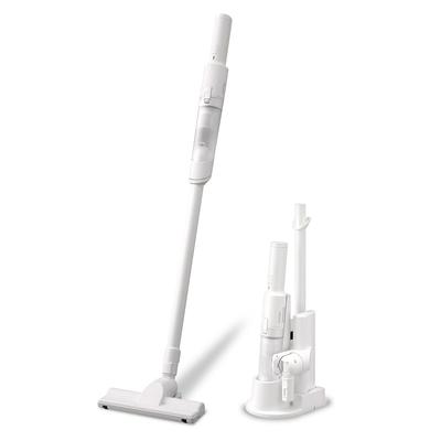 Iris Ohyama Cordless Handheld Vacuum Cleaner (HCD-22M-W, White) [Enhanced Suction Model] with Charging Stand, Attachment Set, Lightweight, Quiet, and