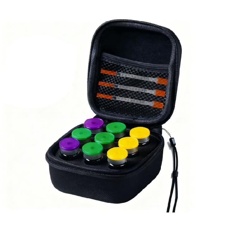 Shockproof Travel Supply Case Stores 9 Cooling Vials Securely Leakproof Refrigerator Organizers for Vials Storage
