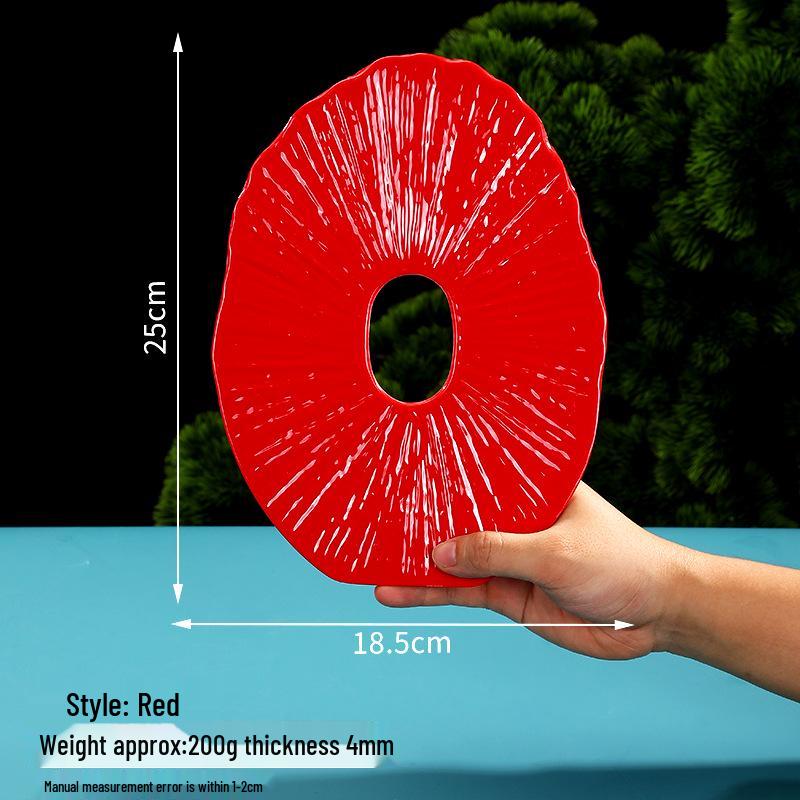Talerz Sashimi Xianci: Wysokiej klasy ozdoby do prezentacji owoców morza - Okrągły plaster ryby do wystroju hotelowego
