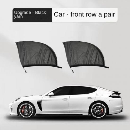 Universal Car Window Sun Shade Mesh UV Protector Net Blind Anti Mosquito car front window 2pc