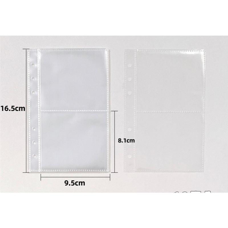 Pastas com Bolsos PVC A4 A5 A6 A7 Pastas com Fecho de Zíper Pastas Transparentes Pasta para Caderno Bolsa Impermeável Sacos para Documentos Bolsa para Documentos