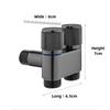 G1/2 1 In Two Out Double Control Washing Machine Faucet Toilet Triangle Valve Kitchen badSink Bathroom Basin Faucet Accessories
