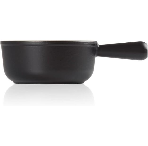 Fondue Pot Classic Caquelon Le Creuset Black Matte 18 Cm (20007180002460)