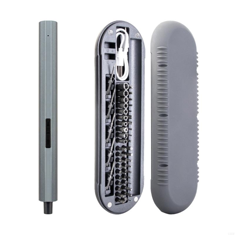 48 In 1 Rechargeable Cordless Electric Screwdriver with LED Light Power Tool Mini Drill for Mobile Phone Computer Repair