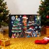 Adventskalender 2025 Acryl Weihnachts-Countdown-Kalender mit 24 einzigartigen Mini-Puppenanhängern Festliche Weihnachtsdekorationen für Kinder und Jugendliche