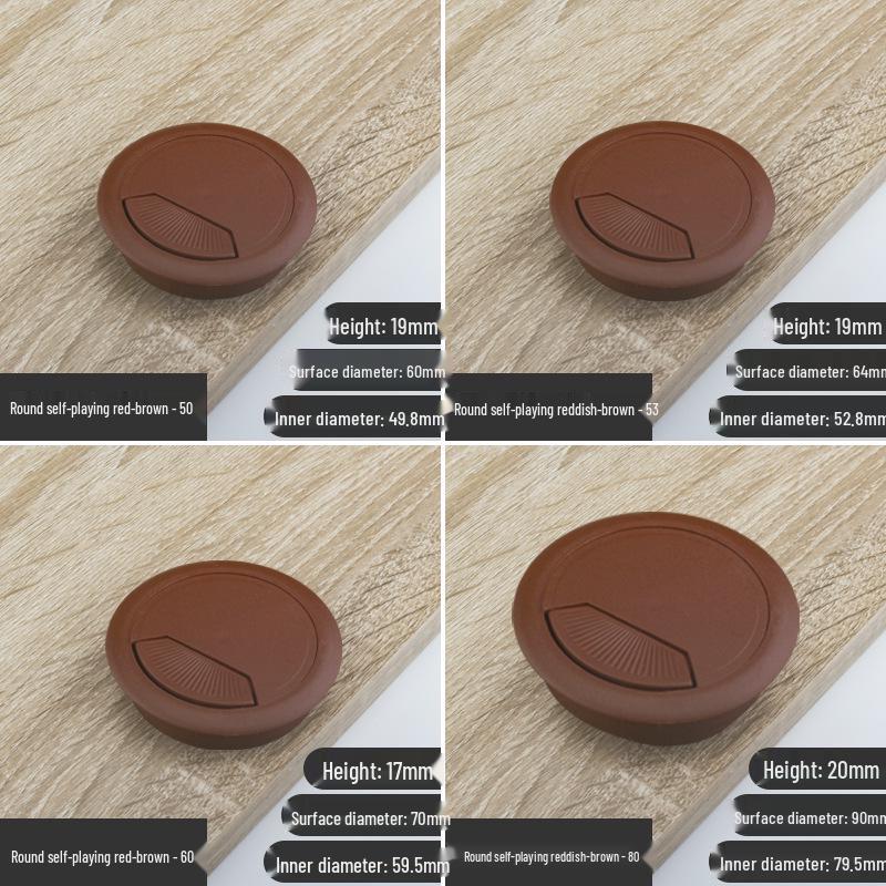 Round Desk Cable Management Grommet Cover