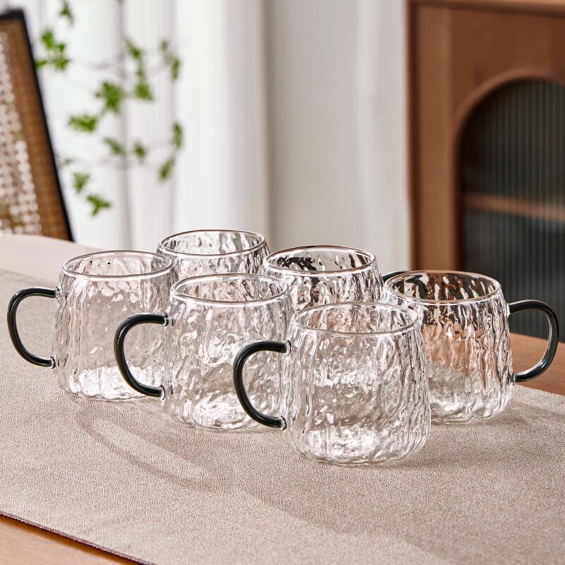 Набор стаканов из боросиликатного стекла в стиле ледника Zhuo Pu