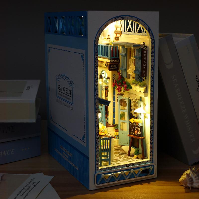 Wooden Building Model Kit With Diy Assembly For Creative Home Decor And Gift
