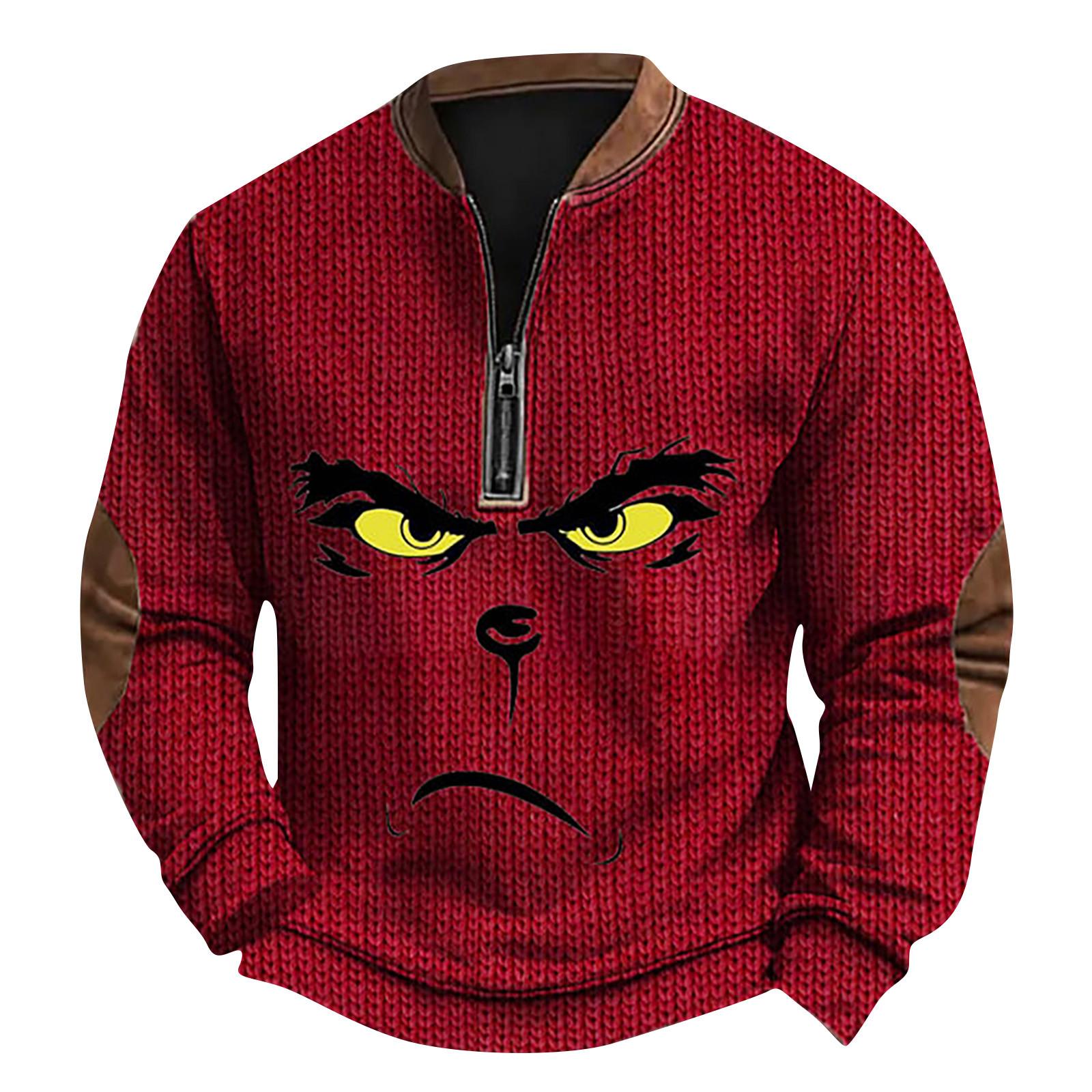 

Мужская спортивная толстовка с длинным рукавом на молнии для активного отдыха XL