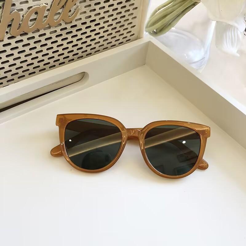 New Vintage Round Sunglasses for Women Men Circular Sun Glasses Female Oval Eyewear Sunglasses for Male Female Eyeglasses