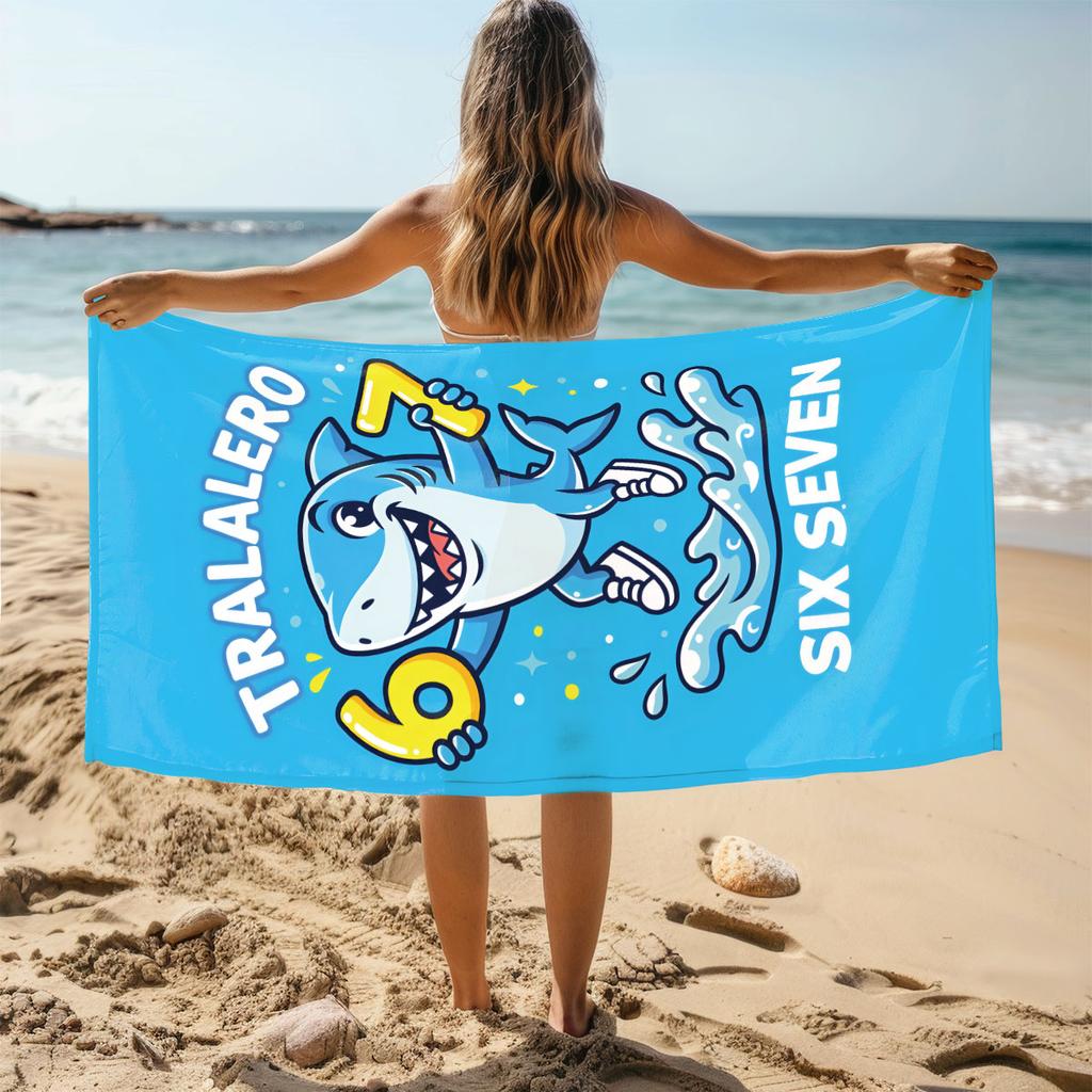 Marine Life 67 Print Towel Sports Quick-Drying Super Absorbent Camping Towel Soft Lightweight Gym Swimming Yoga Beach Towel